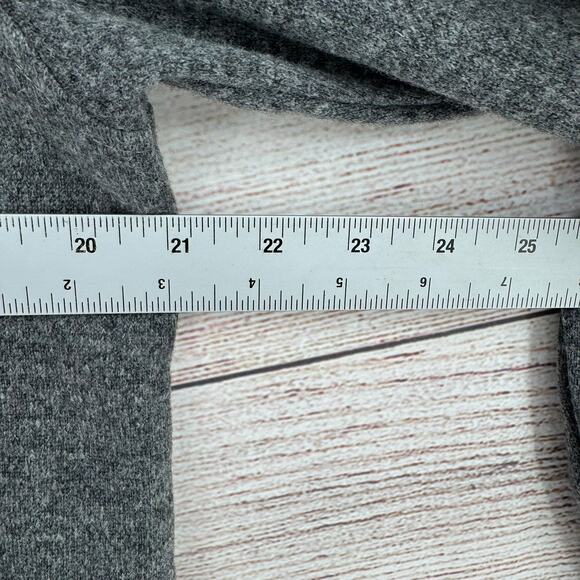 prAna Brookland 1/4 Zip Wool Sweater Mens Medium Gravel Gray 1/4 Zip - Picture 10 of 11